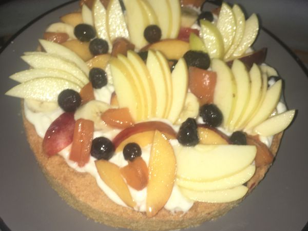 Tarte palet breton aux fruits