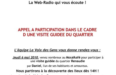 La Voix des Gens : jeudi 06 mai 2010 à 14h00