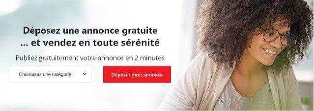 La rubrique « Déposer une annonce gratuite » de Paruvendu