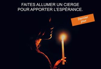 DES BOUGIES POUR LA FÊTE DE NOTRE DAME DE LOURDES DIMANCHE 11 FÉVRIER !