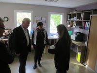 Visite du Président du Conseil Départemental à la résidence