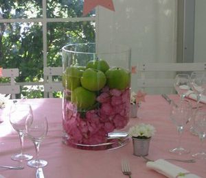 Quelques idées de décors de buffets et de table, banc d'église..