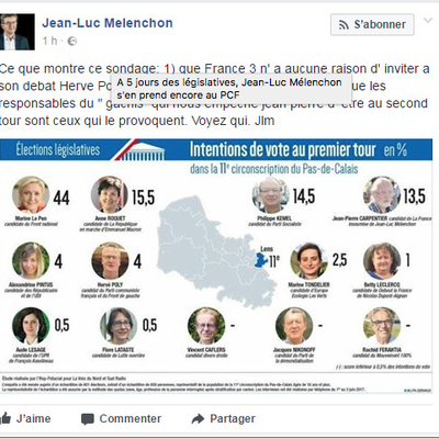  A 4 jours des législatives, Jean-Luc Mélenchon s'en prend encore au PCF