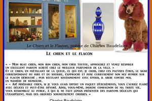 Le Chien et le Flacon Charles Baudelaire  Petits poèmes en prose, 1869