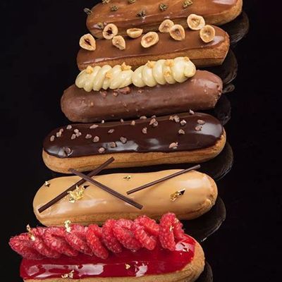 CROCHET : un éclair au caramel.