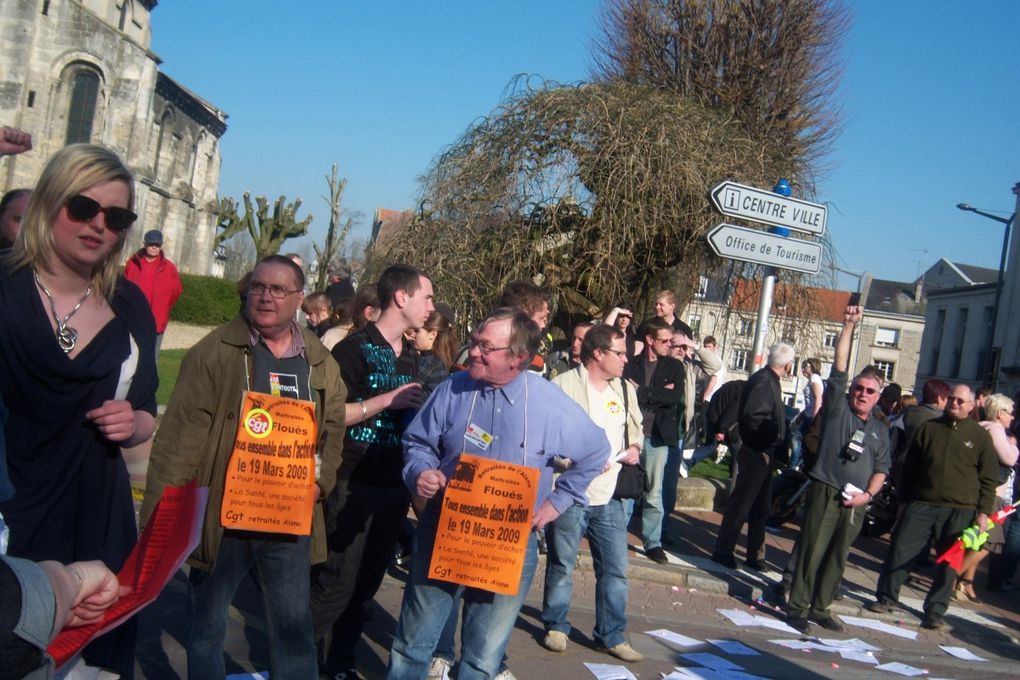 Photo manifestation du 19 mars 2009 à Soissons