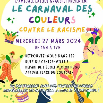 Carnaval des enfants : mercredi 27 mars