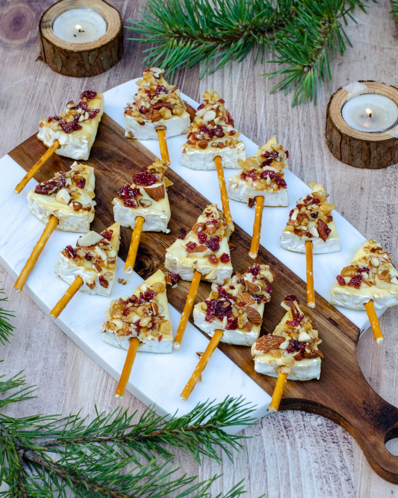 Sapins camembert fruits secs
