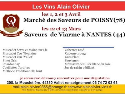 Les Saveurs de Viarme à Nantes 12 et 13 mars 2016