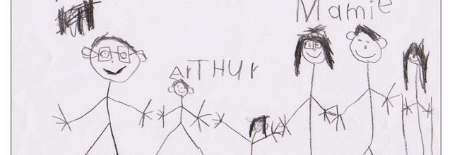 [Dessin] Portrait de Famille - signé Arthur.