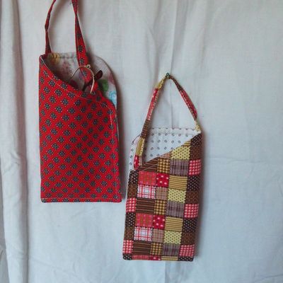 Etui polyvalent : lunettes, portable, télécommande... restes de tissus