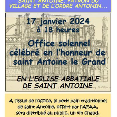 Office solennel en l'honneur de saint Antoine le grand