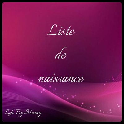 Mumy'z ... Et la liste de naissance