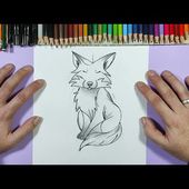 Como dibujar un zorro 🦊 paso a paso 9 | How to draw a fox 🦊 9