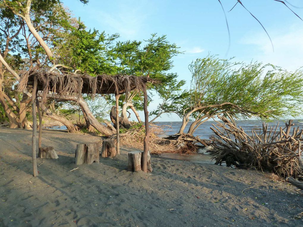 Une semaine sur l'île d'Ometepe du 15 au 22 avril 2011.
L'île d'Ometepe située sur le lac de Nicaragua est la plus grande île entourée d’eau douce du monde. Elle est constituée de deux volcans: Conception (1610m) et Maderas (1394m). Nous avon