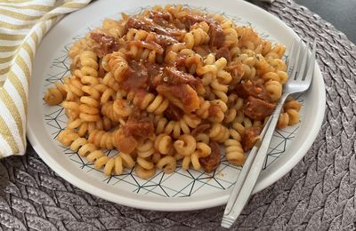 Pâtes au chorizo