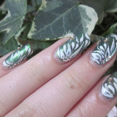 Nail Art Feuilles