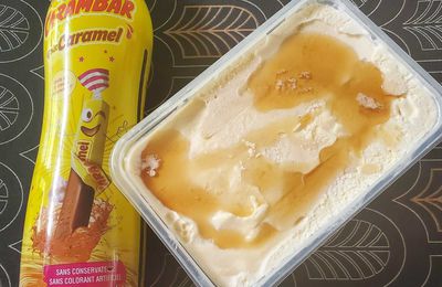 Crème glacée goût Carambar