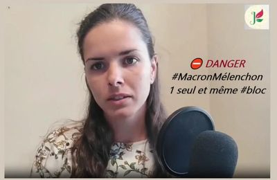 ⛔️ DANGER : MacronMélenchon 1 seul et même bloc ! Jeanne traduction sur Odysée