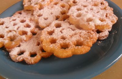 Beignets au fer à beignet