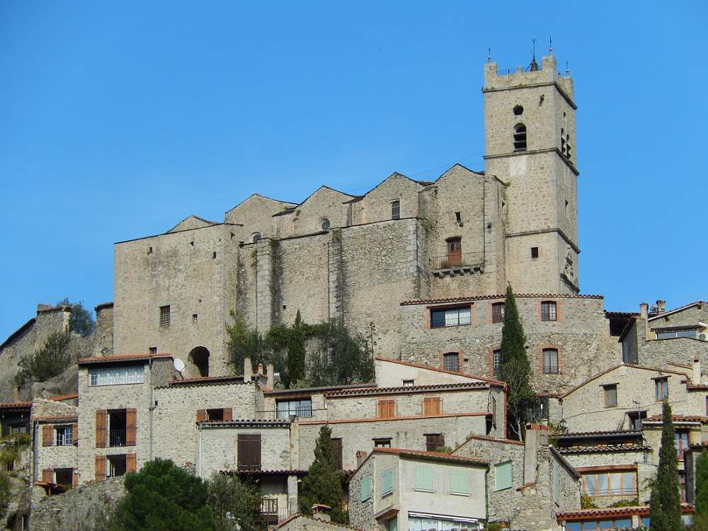 EUS un village escalier de la vallée du Conflent