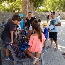 St André les Alpes  : concours pour les enfants à la fête patronale Hugo et Matéo les plus agiles 