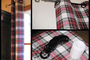 Rideaux tartan