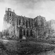 La basilique détruite