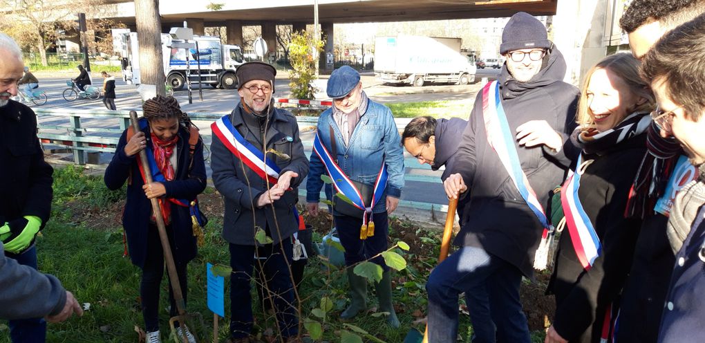 Square Forceval (Paris 19e) - 25 novembre 2023  -  Photos ASA PNE