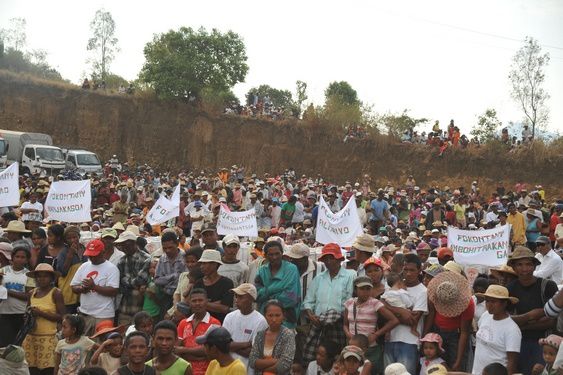 Vendredi 12 octobre 2012. Le Président Andry Rajoelina : première visite dans la Région Itasy (Soavinandriana, Analavory, Ampefy).