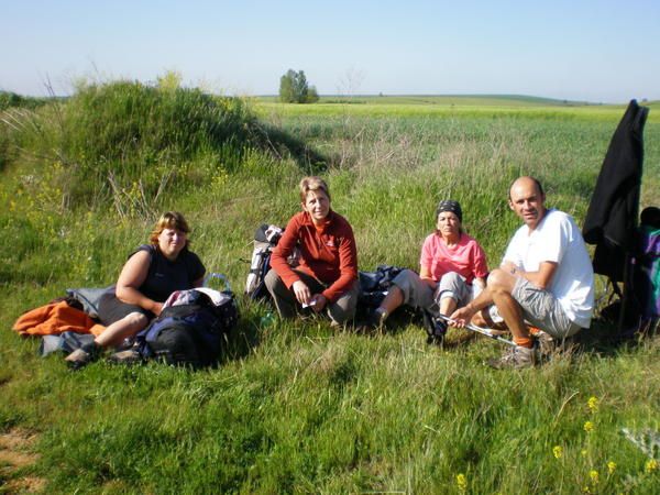 Les premières photos de notre dernière aventure vers Saint-Jacques de Compostelle, de Logroño à Leon