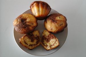 Madeleines marbrées du goûter