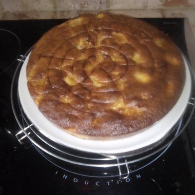 Gâteau aux pommes.