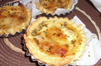 Tarte aux poireaux et au Maroilles