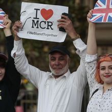 Tribute to the victims of Manchester.