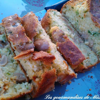 Cake aux champignons