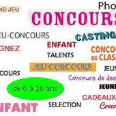 concours des enfants et des jeunes de 7 à 18 ans.