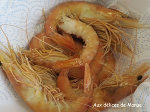 Gambas croustillantes à la pâte filo