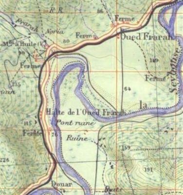 La carte de Oued Frarah
