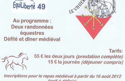 Rassemblement Equiliberté49 à Vihiers les 22 et 23 septembre