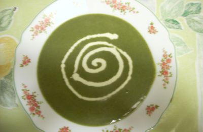 Soupe d'épinards