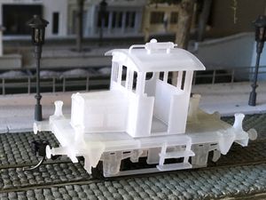 Impression 3D du locotracteur Berliet YBE en Ho.