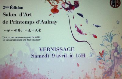 Vernissage au Salon d'Art du Printemps d'Aulnay