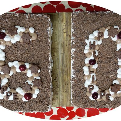 Number cake forêt noire