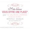 Salon de la mariée et des jours de fêtes, Micropolis - Besançon