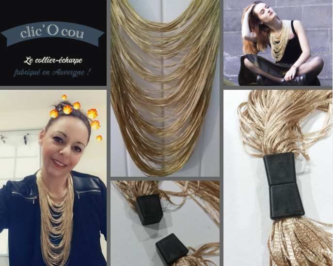 Notre Clic'Ocou - un concept unique et original, le collier-écharpe fabriqué en Auvergne !