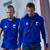 Interview croisée de Nicolas Moineau, champion d'Europe handi-escalade, et son entraîneur Sebastien Gnecchi