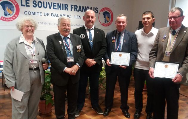 REMISE DE MEDAILLES A  BALARUC LES BAINS HERAULT