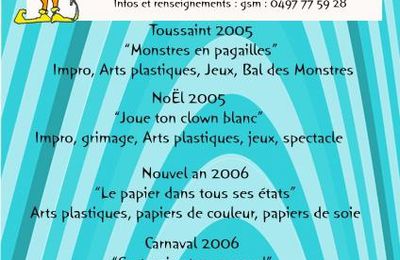 Programme des stages 2005/2006