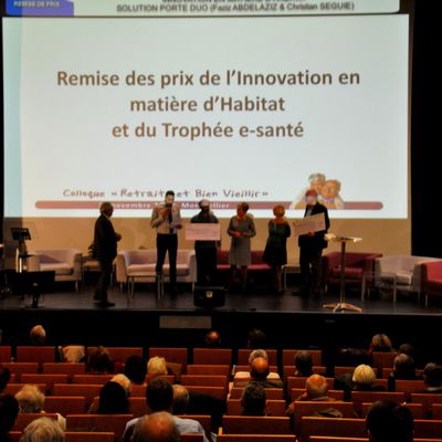 Remise des prix de l'innovation et colloque "retraite et bien vieillir" à Montpellier le 21 novembre 2017